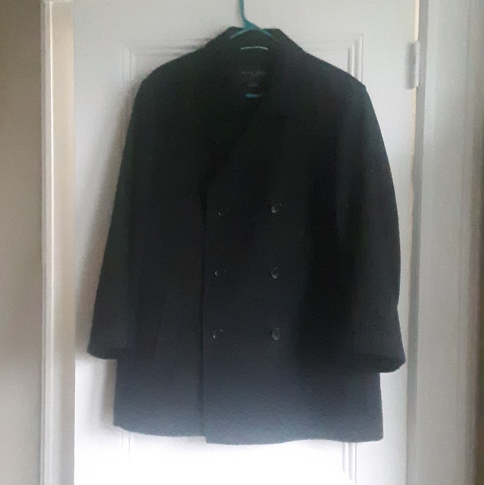 Black a d Brown 1826 wool pea coat